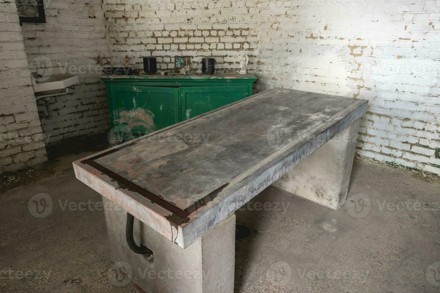 morgue Old abandoned morgue somewhere in Belgium. 26484542 Stock Photo at Vecteezy