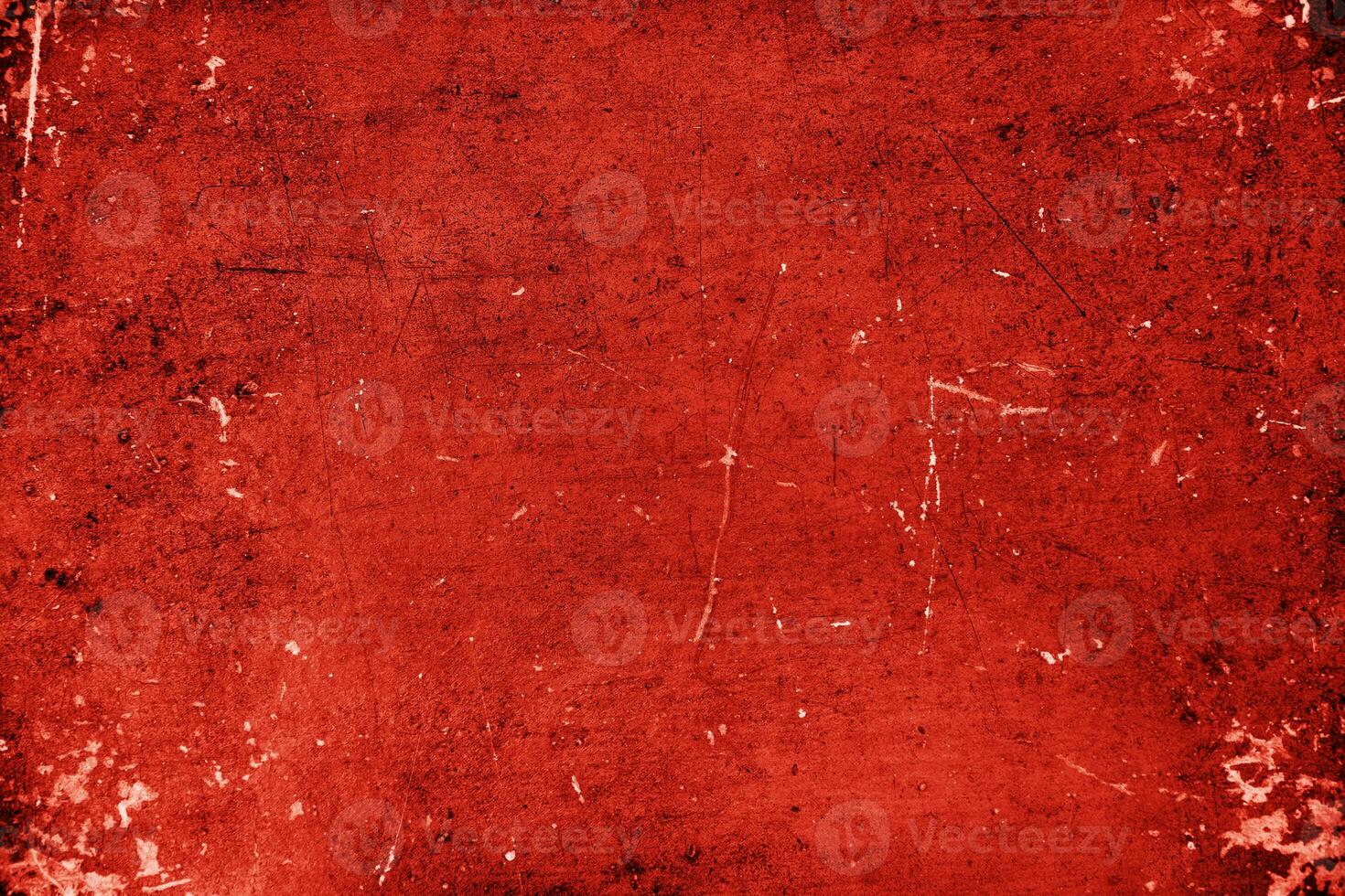 Red bloody grunge dirty old with scratch marks texture for background. photo