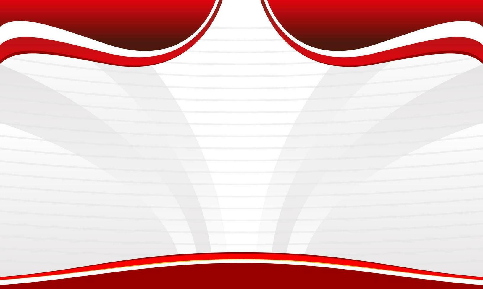 Simple gradient red and white background vector