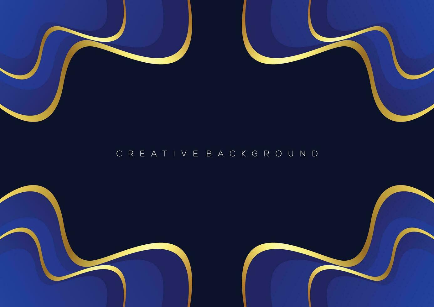 abstract blue with luxury line background design vector