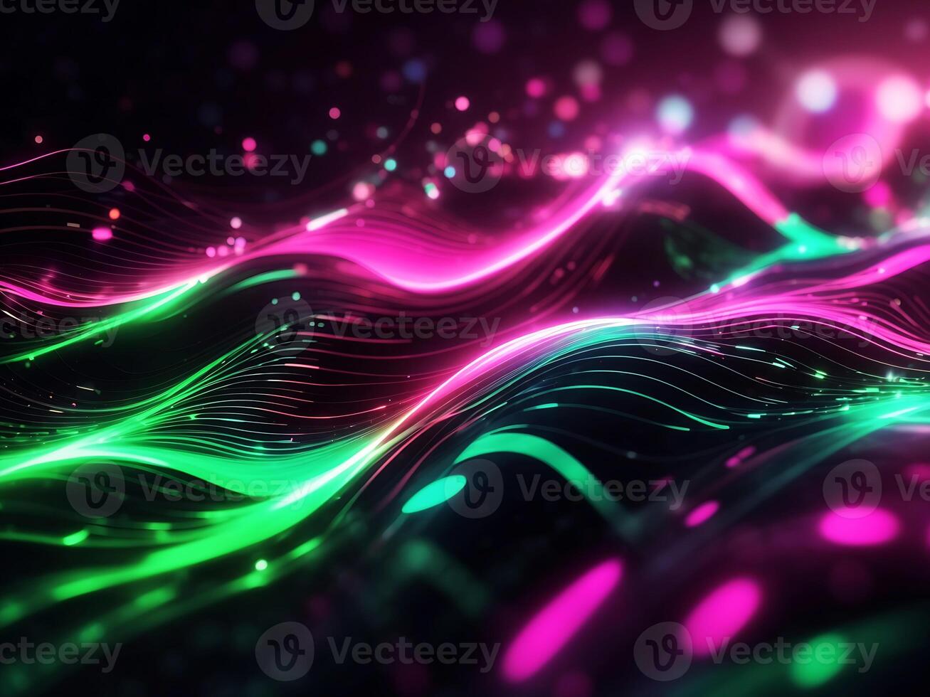abstract malti color wavy background photo