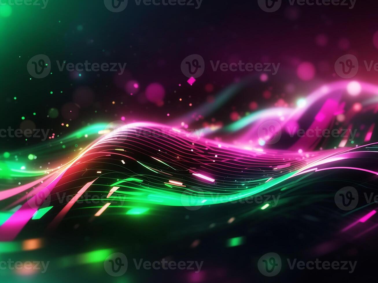 abstract malti color wavy background photo