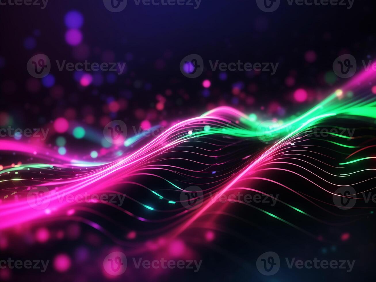 abstract malti color wavy background photo