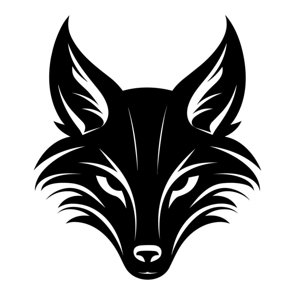 Vector fox head