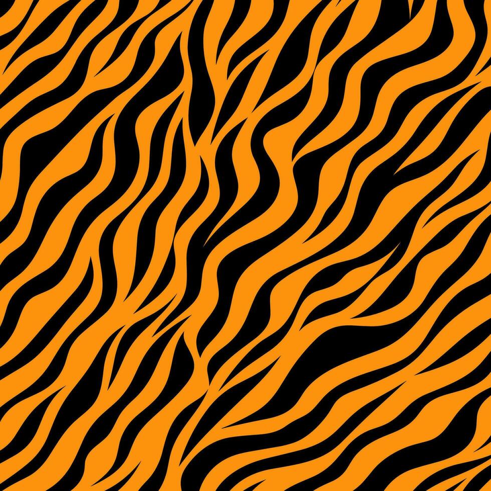 Tiger stripes pattern vector