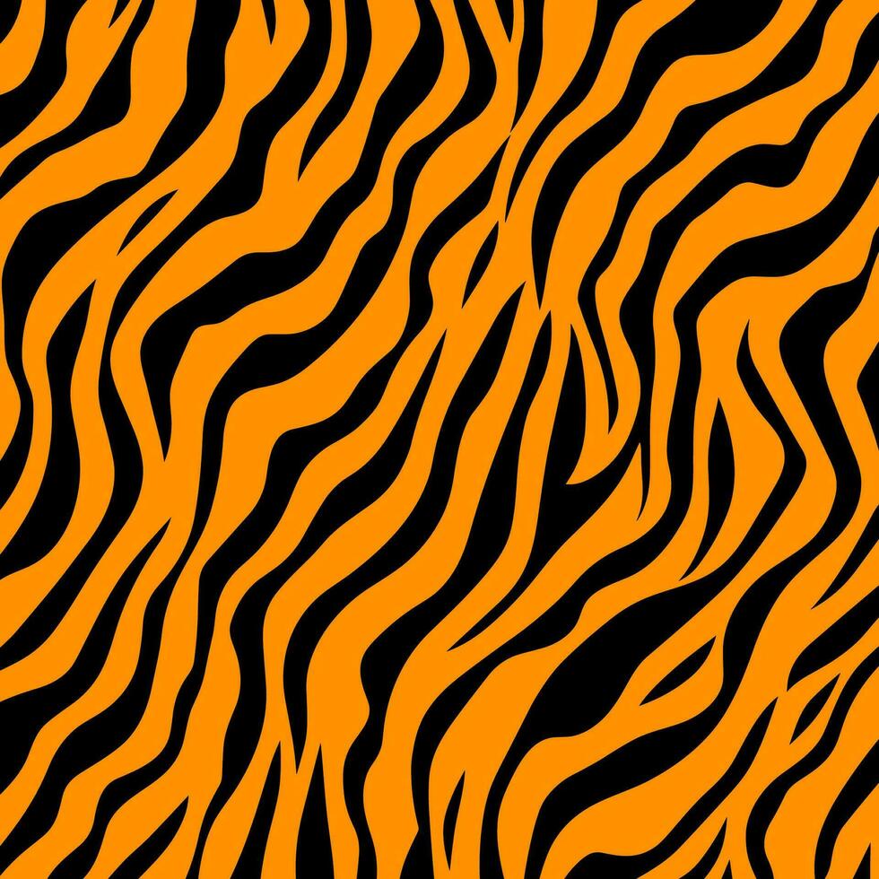 Tiger stripes pattern vector