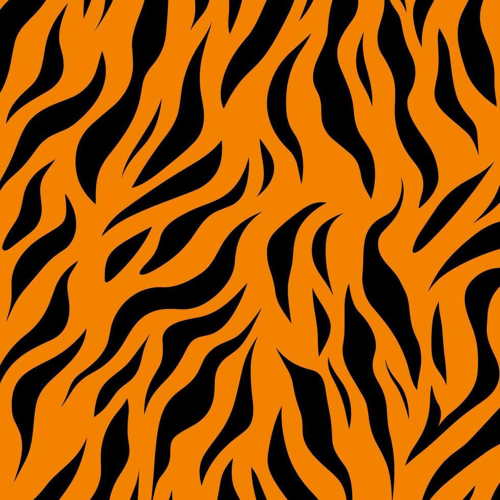Tiger stripes pattern vector
