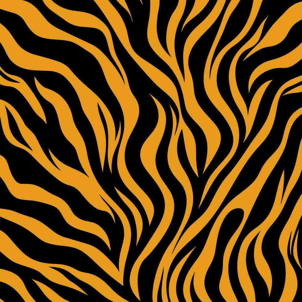 Tiger stripes pattern vector