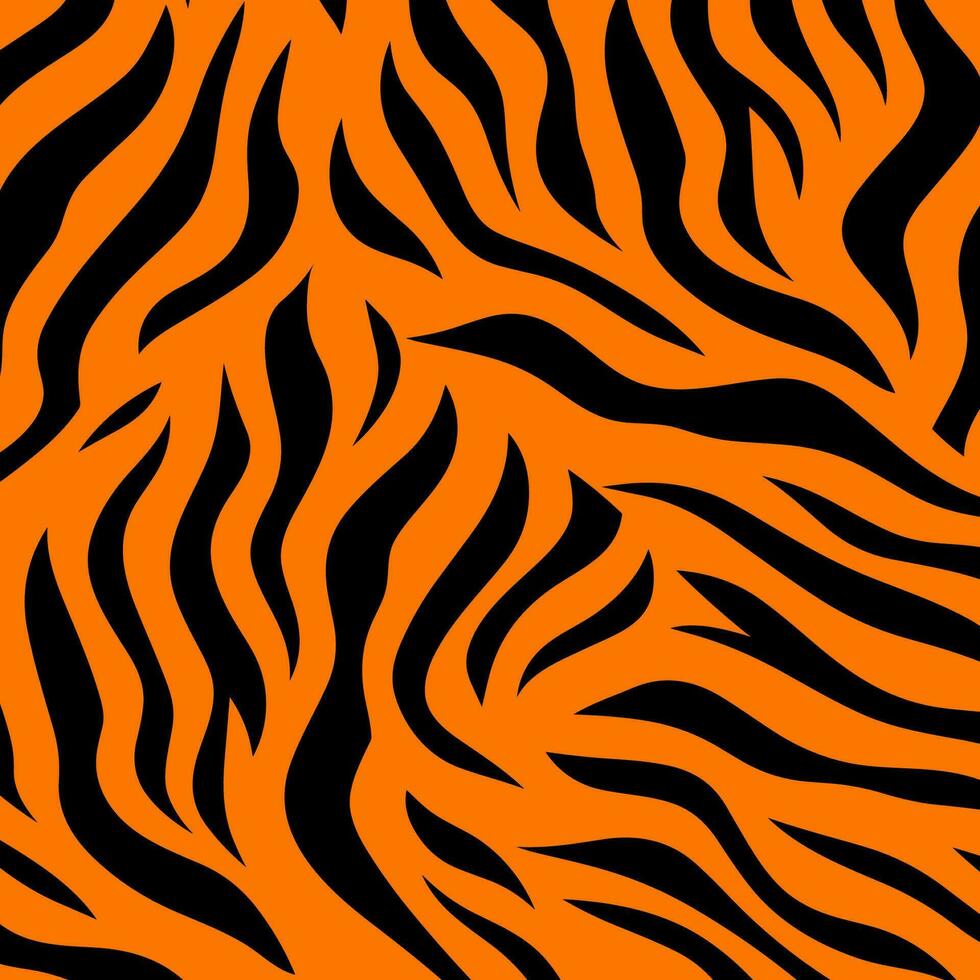 Tiger stripes pattern vector