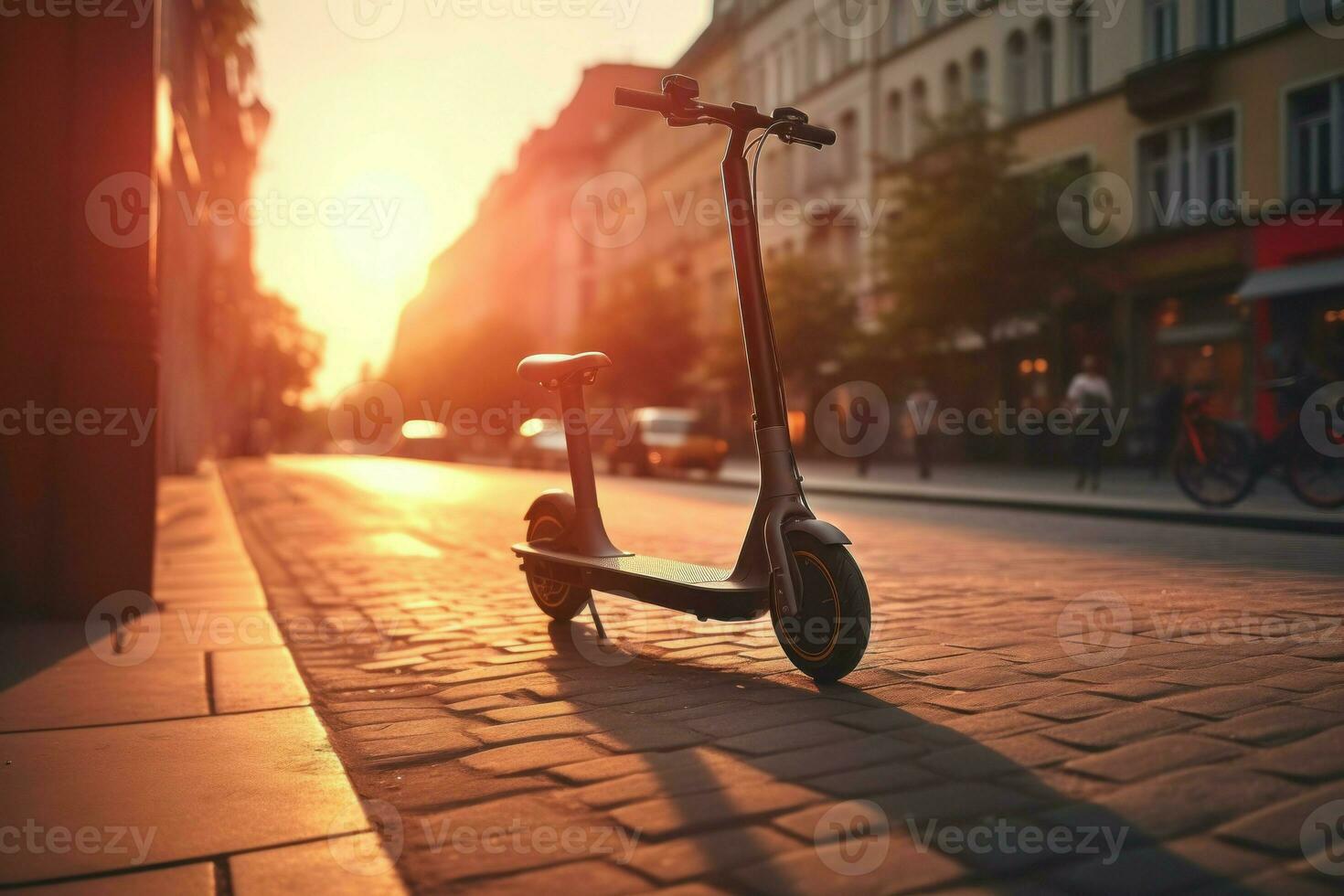 Ride e scooter. Generate Ai photo