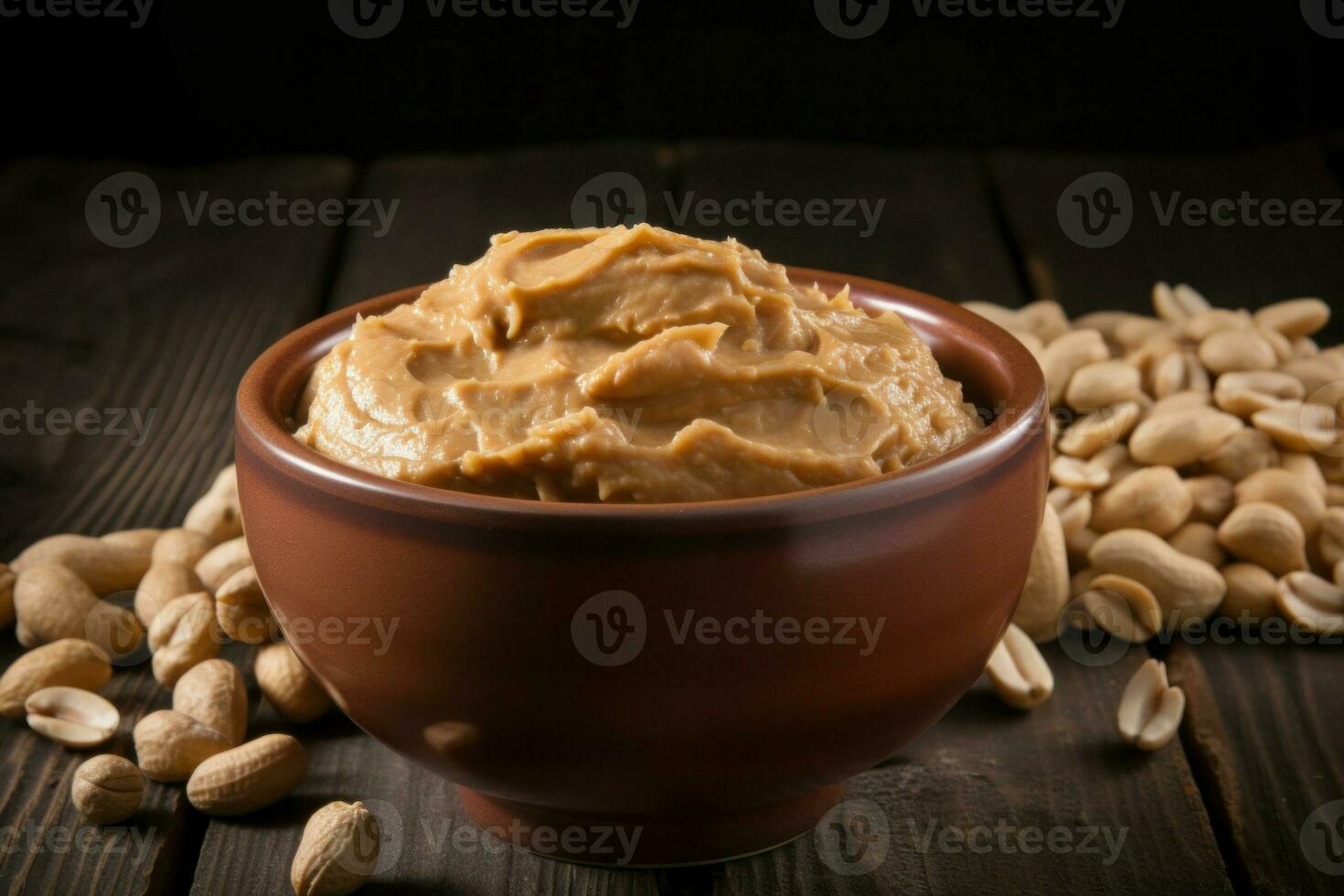 Peanut butter. Generate Ai photo