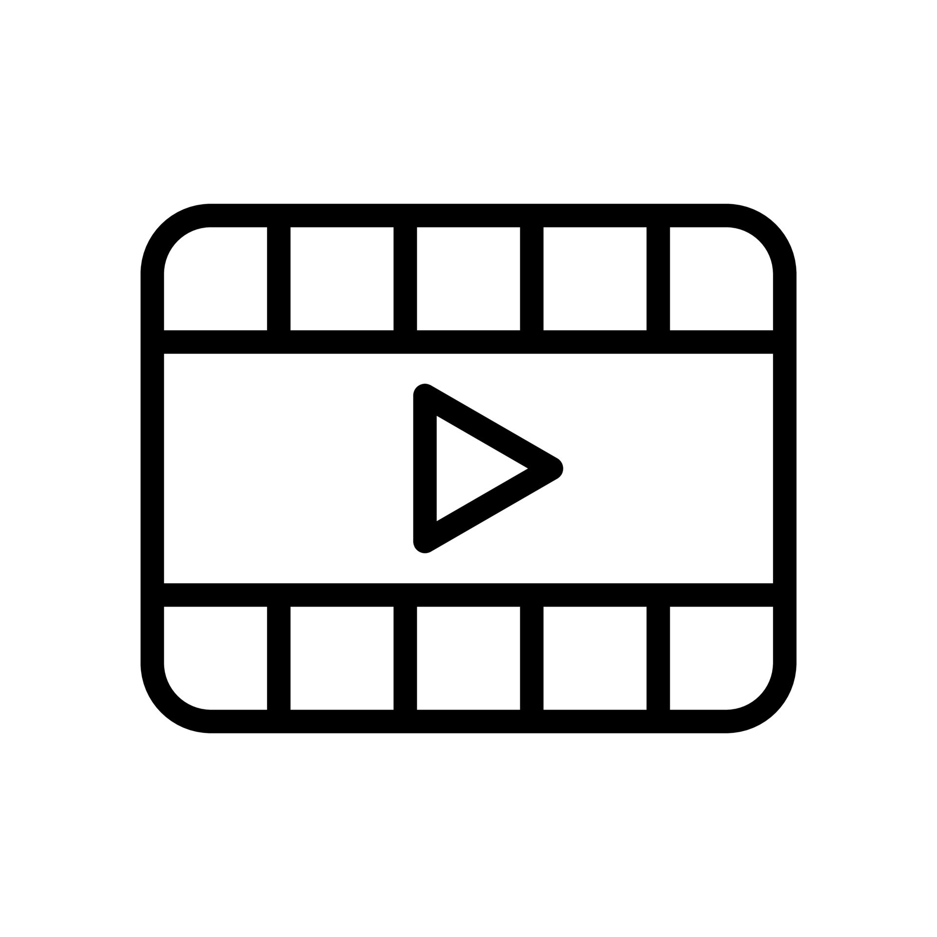 Videos, play videos, videos media player icon in line style design ...