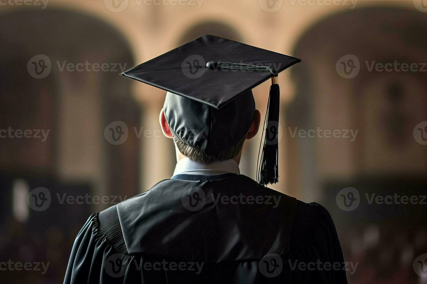 Student graduation cap. Generate Ai photo