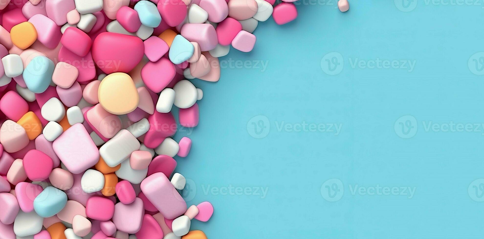 Gum background. Generate Ai photo