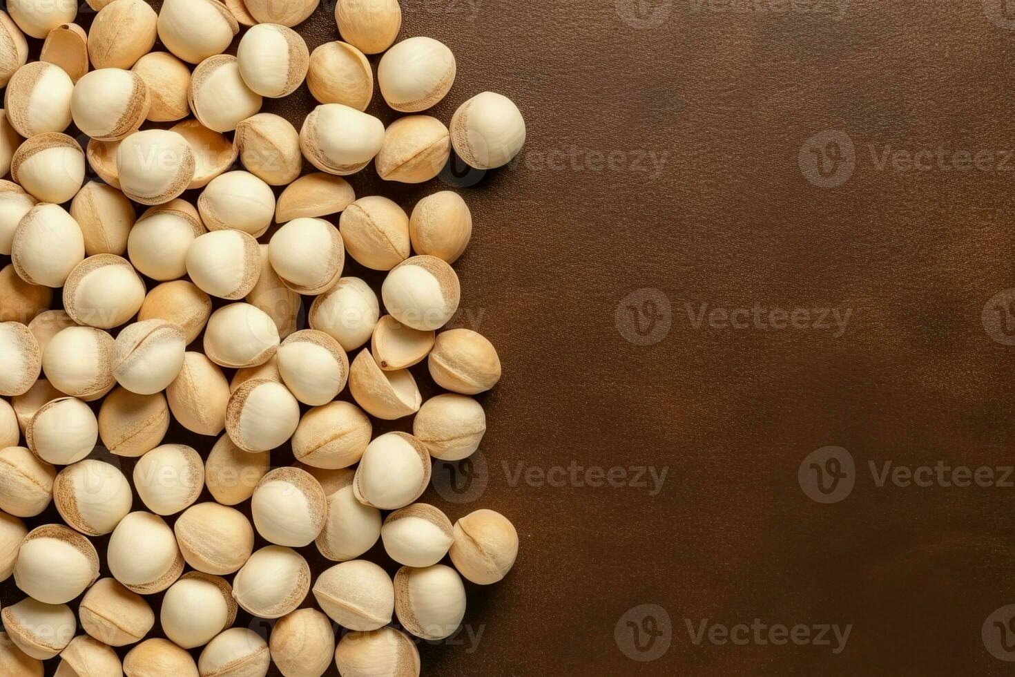 Macadamia nuts. Generate Ai photo