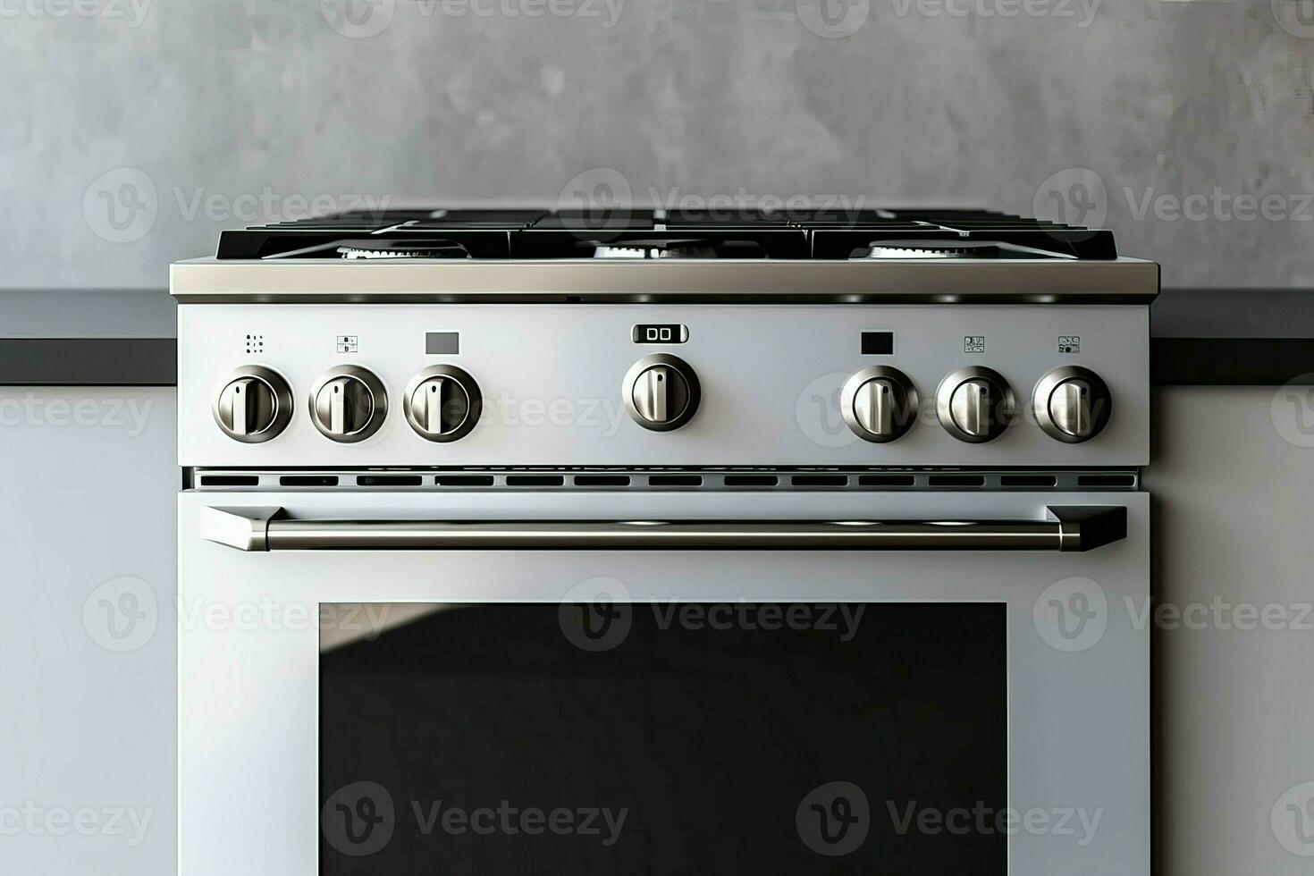 Gas oven. Generate Ai photo