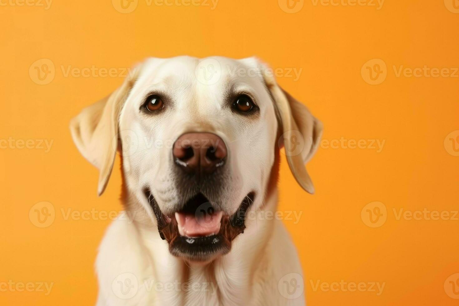 Cute labrador retriever pet. Generate Ai photo