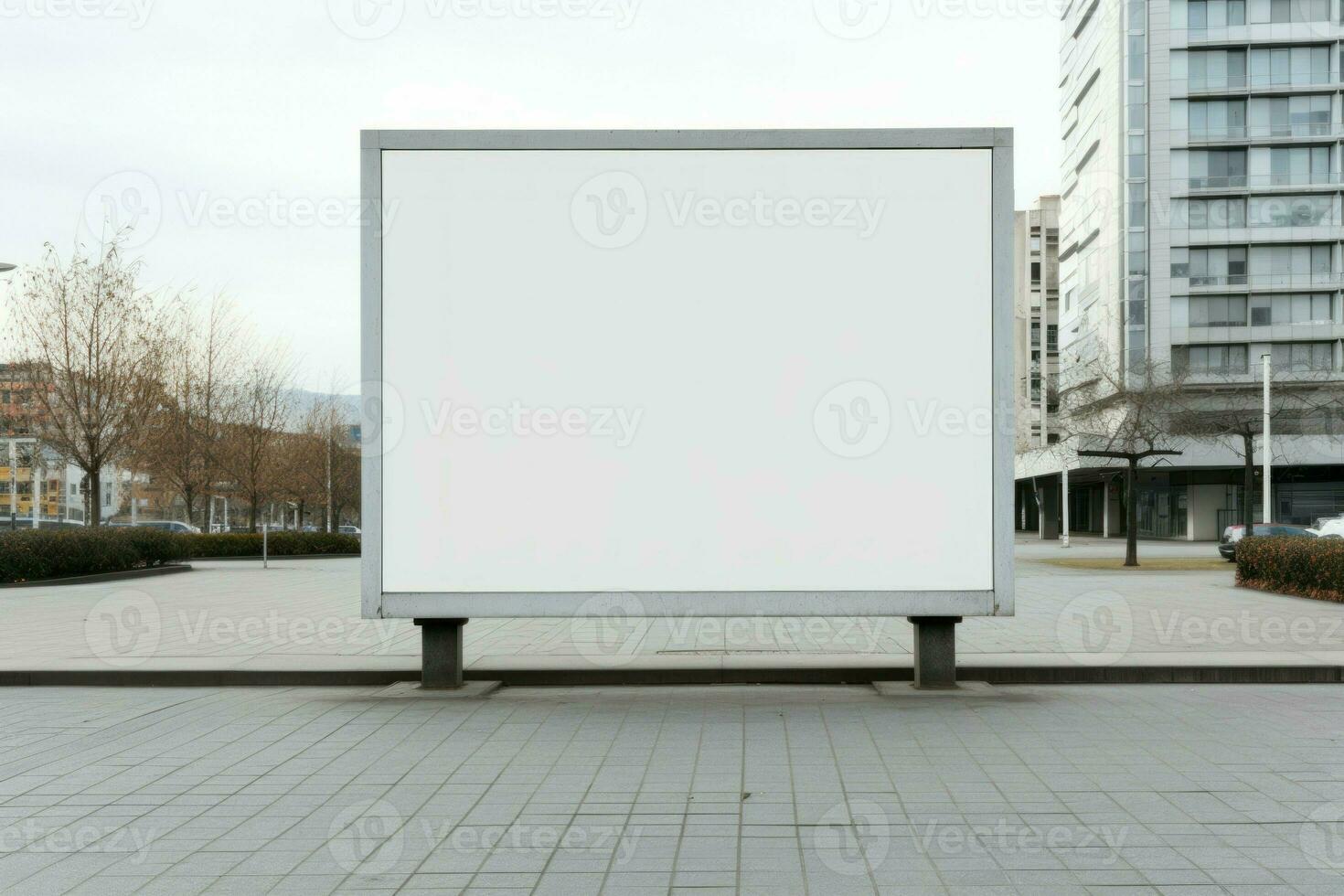 Outdoor advertising poster. Generate Ai photo