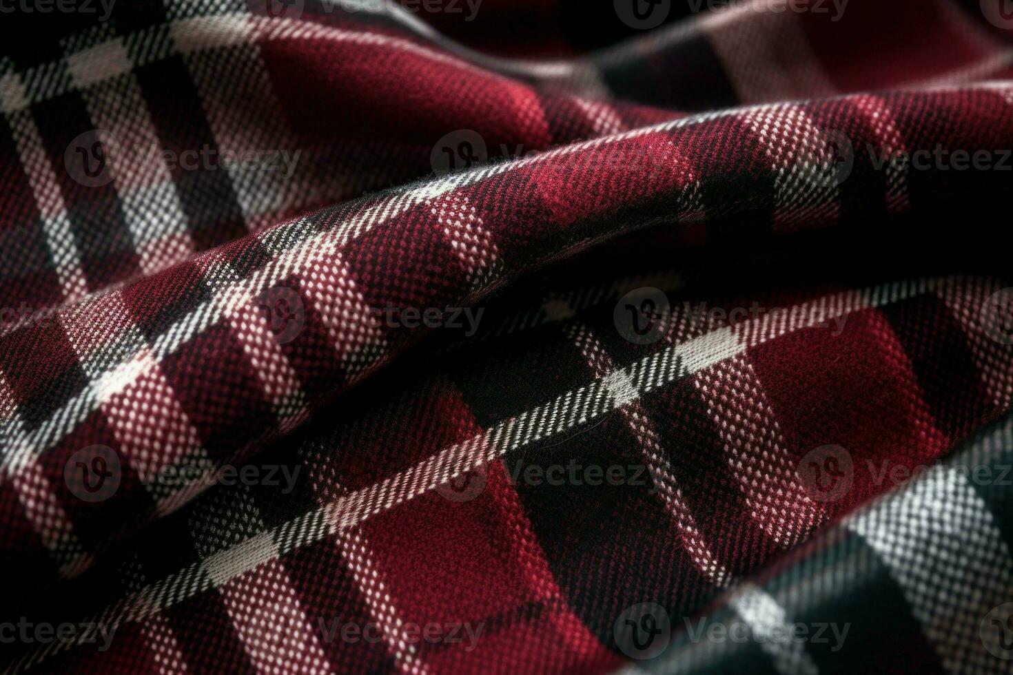 Checkered fabric. Generate Ai photo