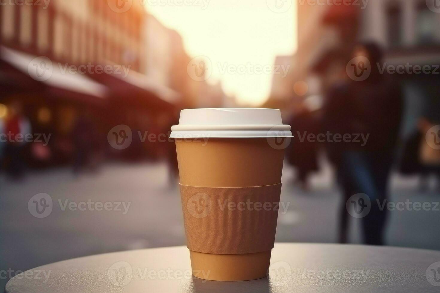 Takeaway coffee. Generate Ai photo