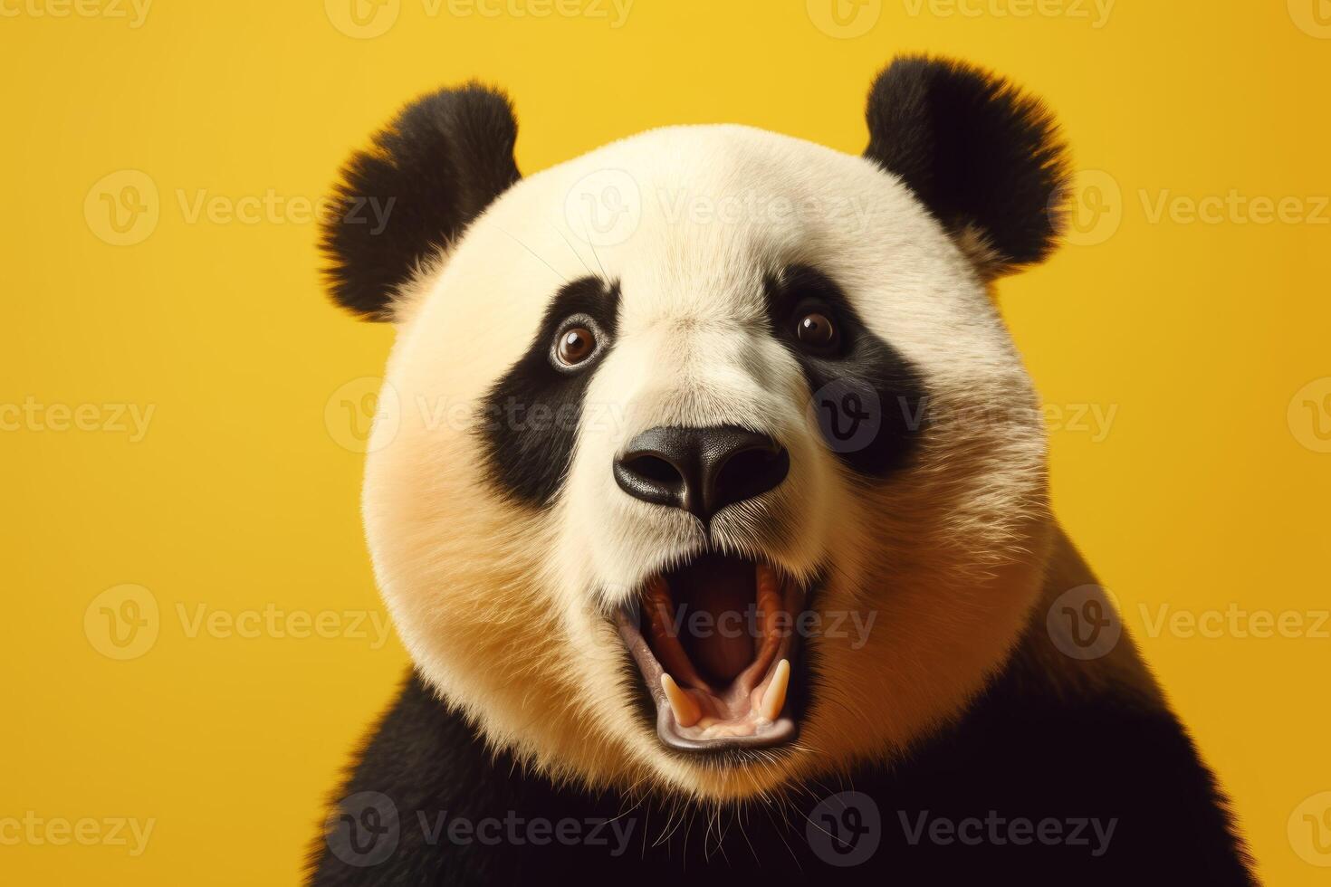 Panda animal bear. Generate Ai photo