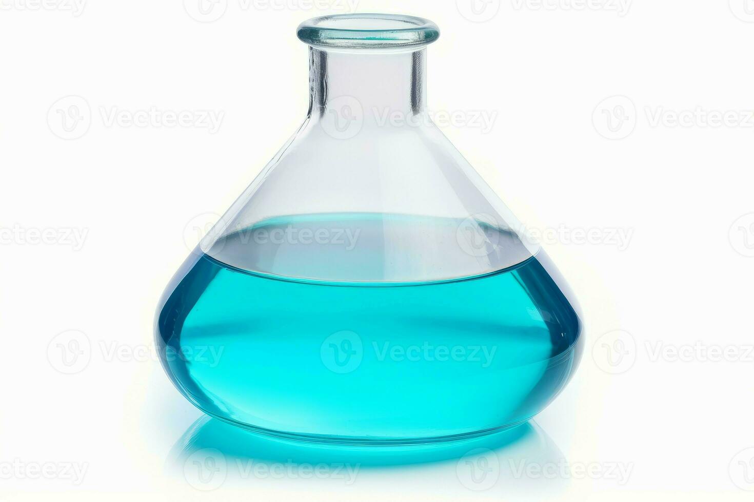 Laboratory flask. Generate Ai photo