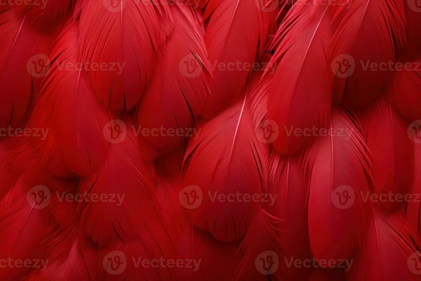 Red feather pigeon bird. Generate Ai photo