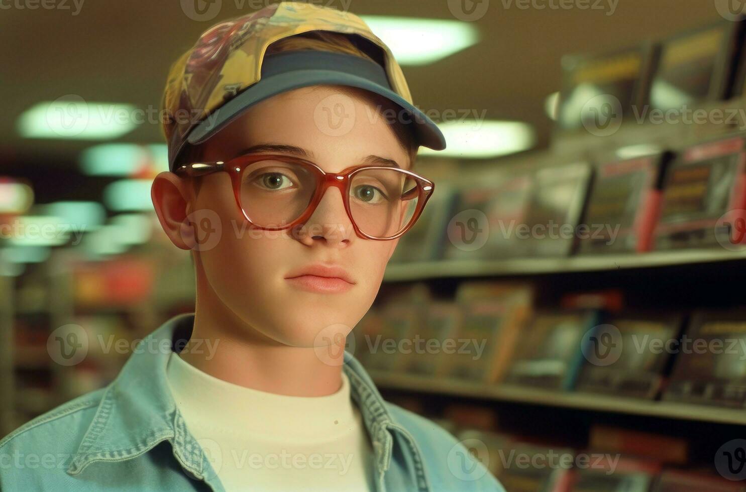 90s teen person. Generate Ai photo