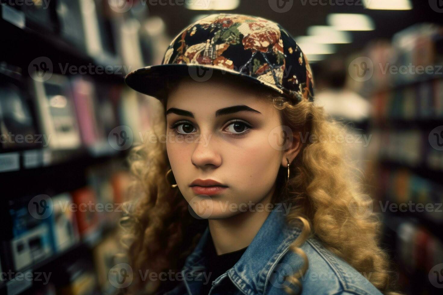 90s teen girl. Generate Ai photo