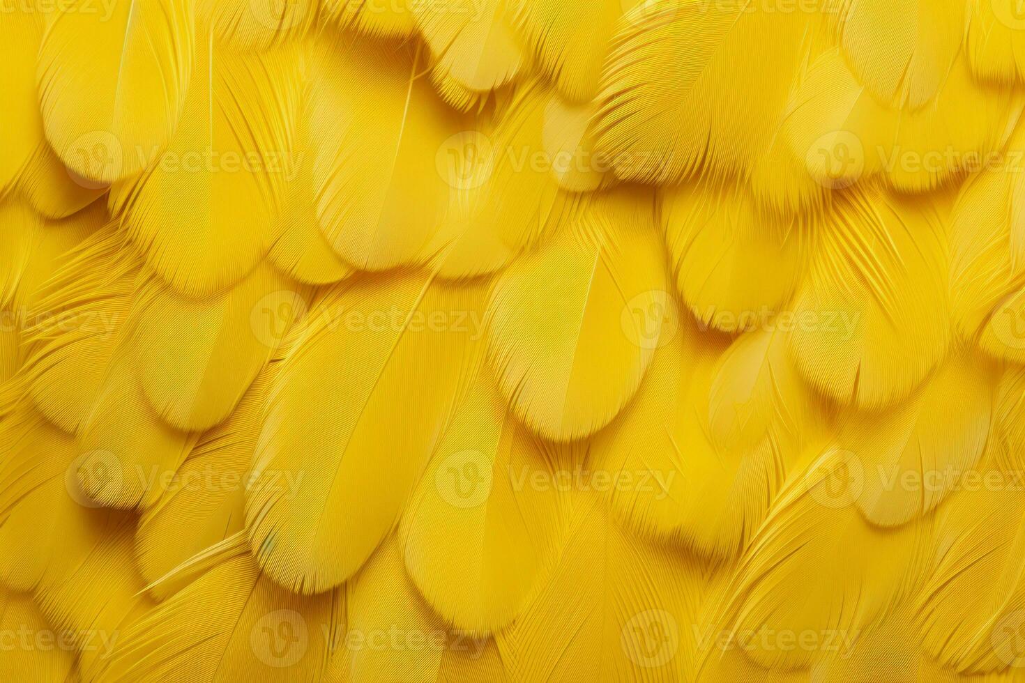 Yellow feather pigeon bird. Generate Ai photo