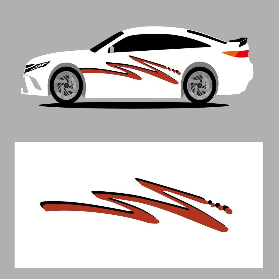 car stripes vector art decal. stripes car decal. sticker car decal