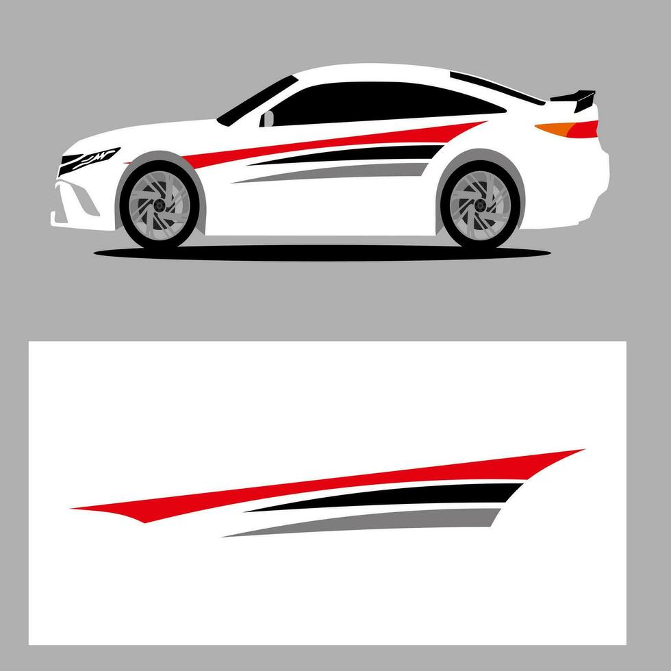 car vector art decal. stripes car decal. sticker car decal