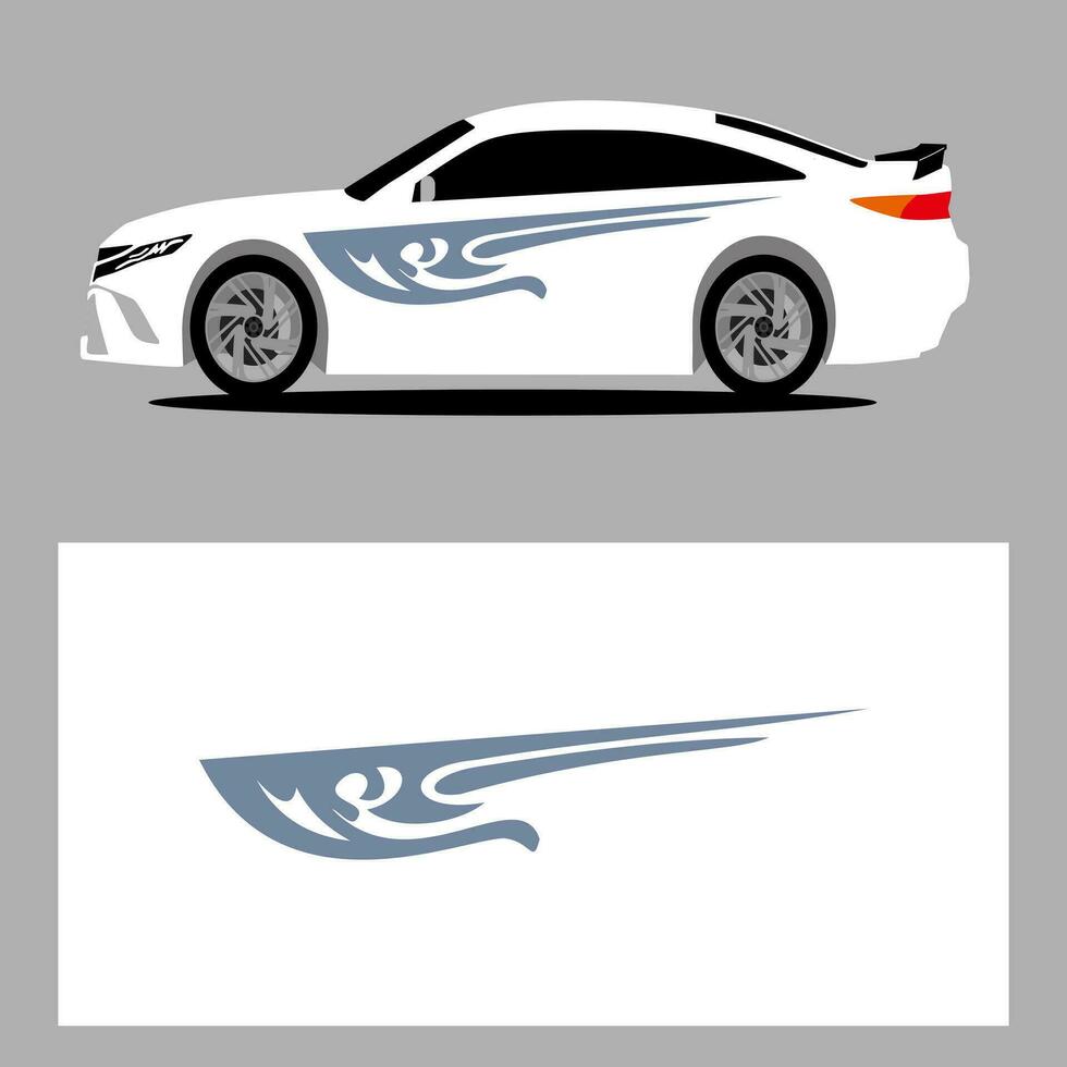 car vector art decal. stripes car decal. sticker car decal