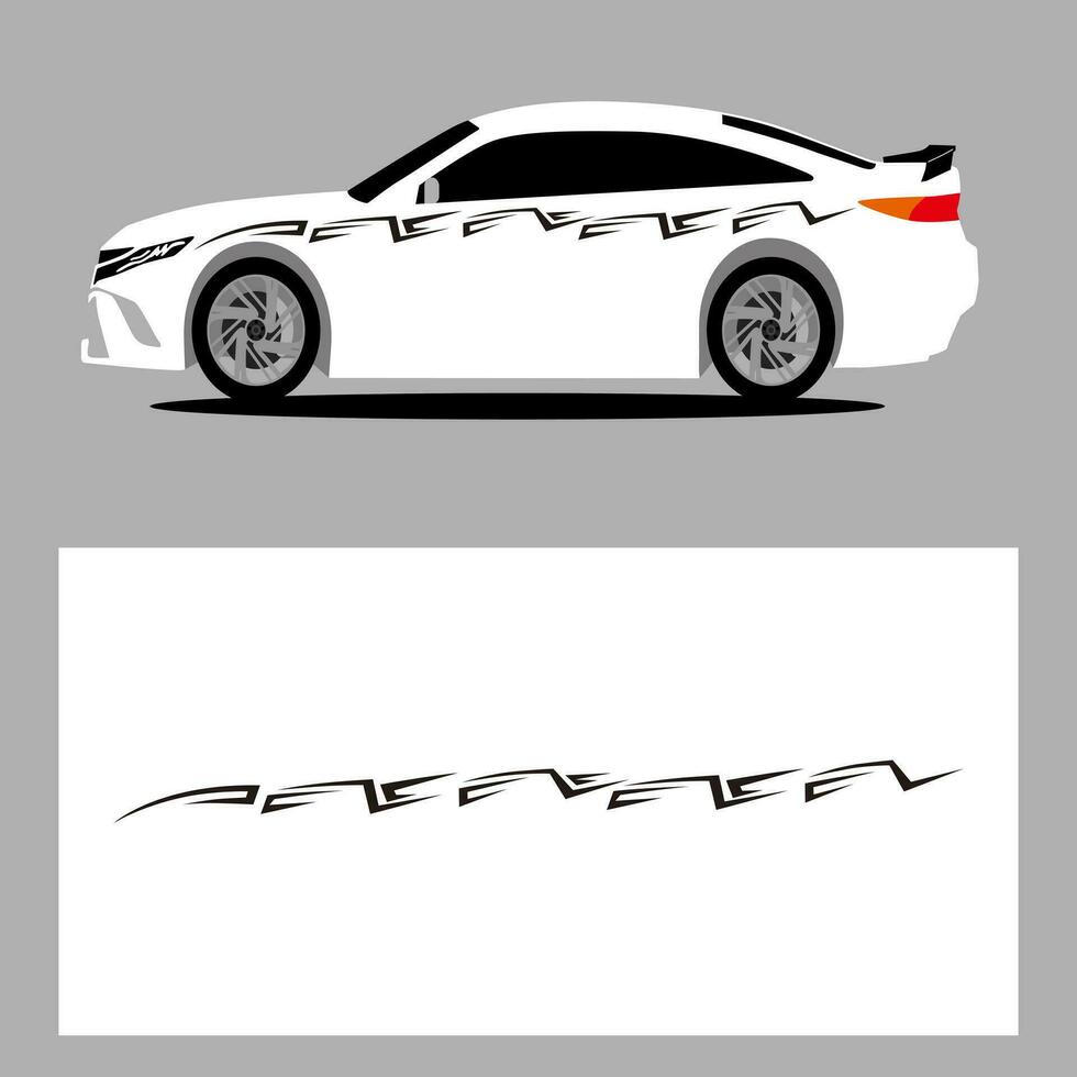 car vector art decal. stripes car decal. sticker car decal