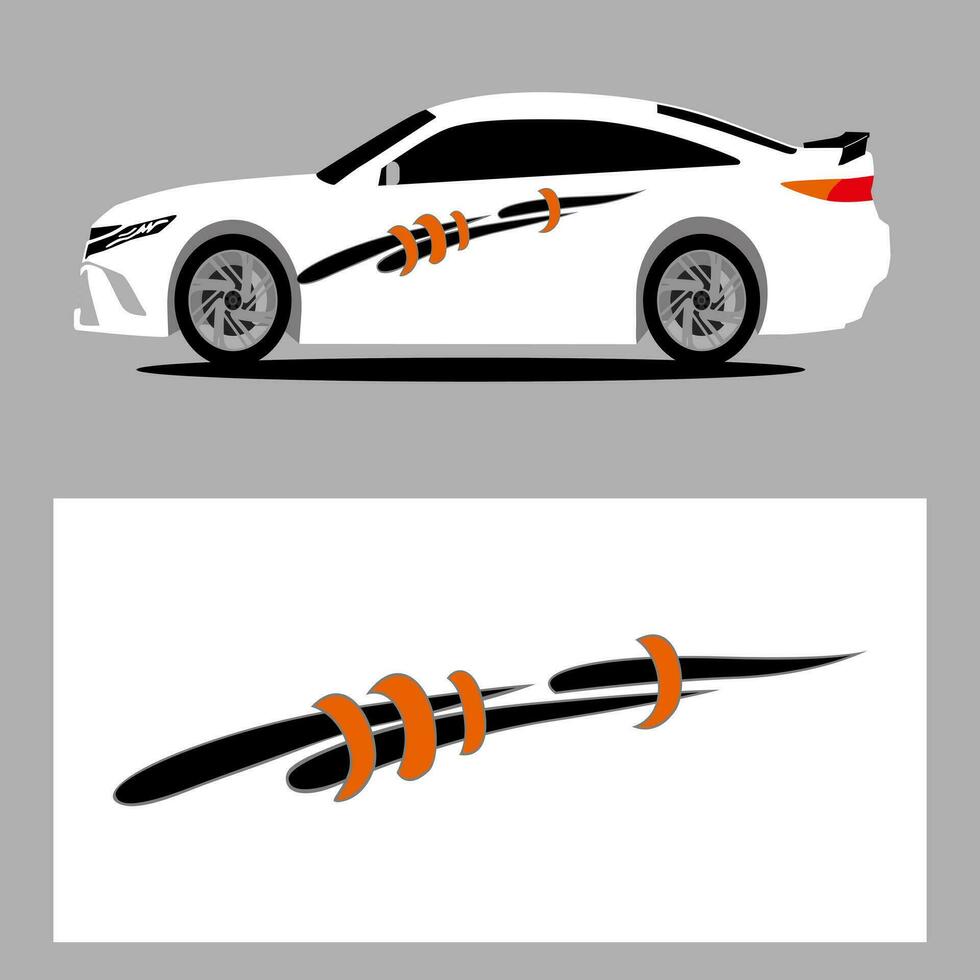 car vector art decal. stripes car decal. sticker car decal