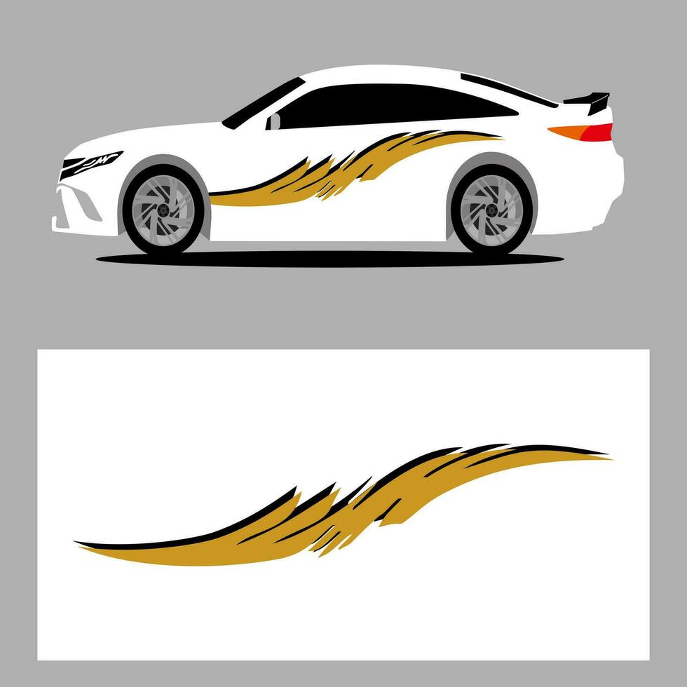 car vector art decal. stripes car decal. sticker car decal