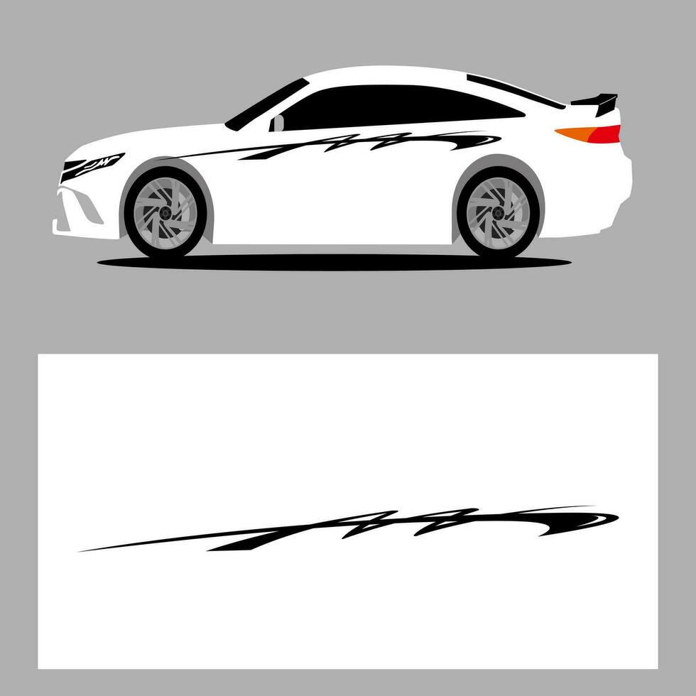 car vector art decal. stripes car decal. sticker car decal