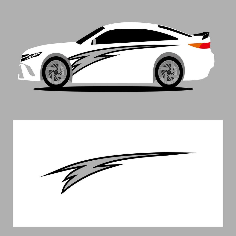 car vector art decal. stripes car decal. sticker car decal