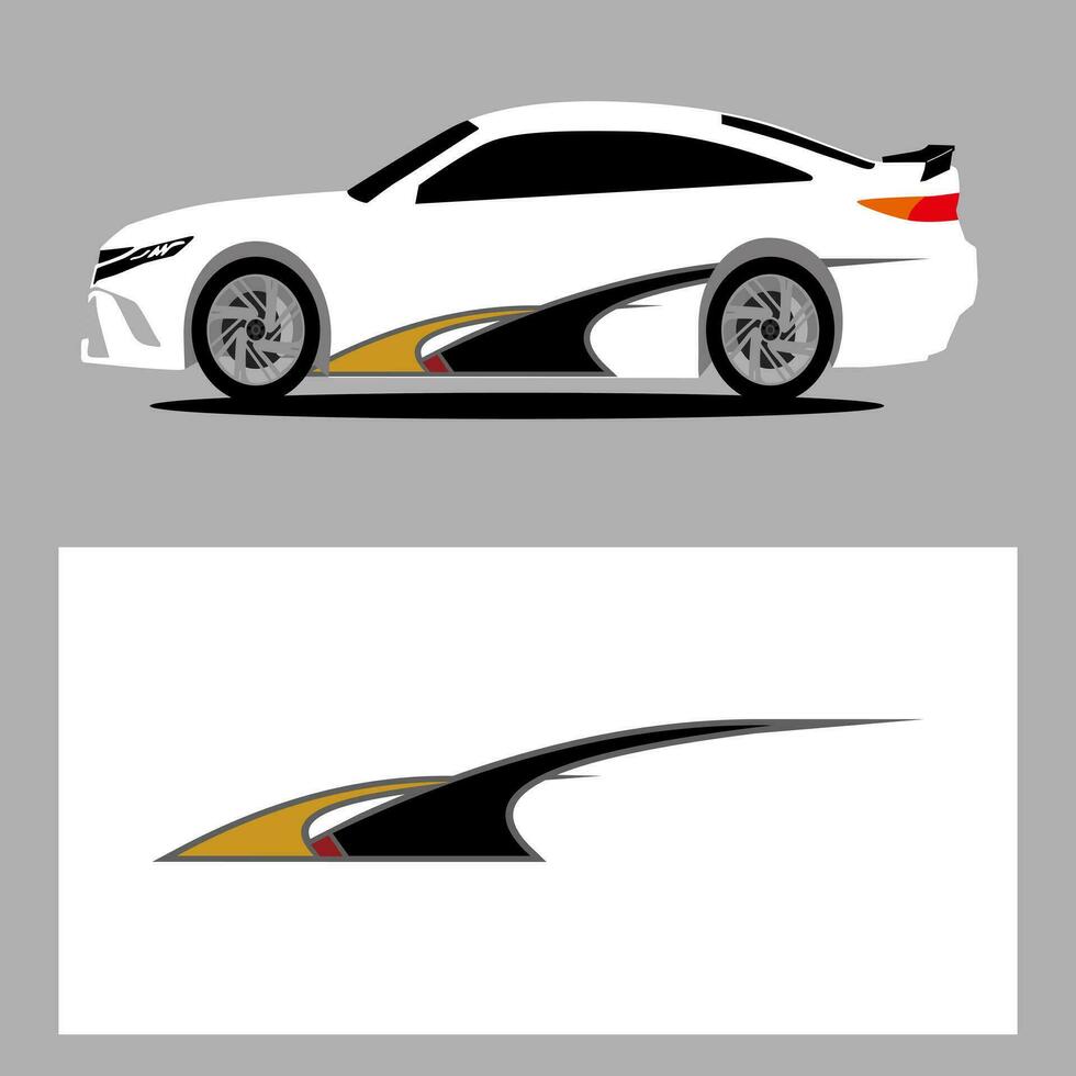 car vector art decal. stripes car decal. sticker car decal