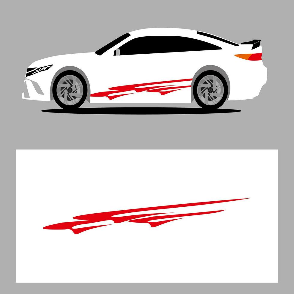 car vector art decal. stripes car decal. sticker car decal