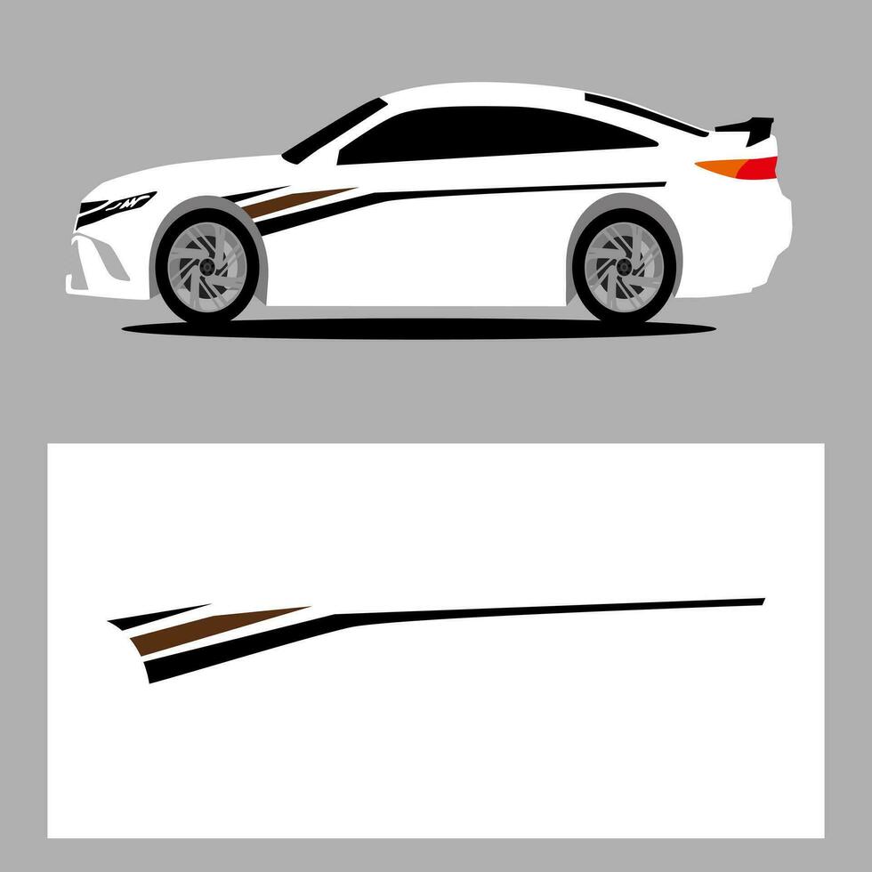 car vector art decal. stripes car decal. sticker car decal