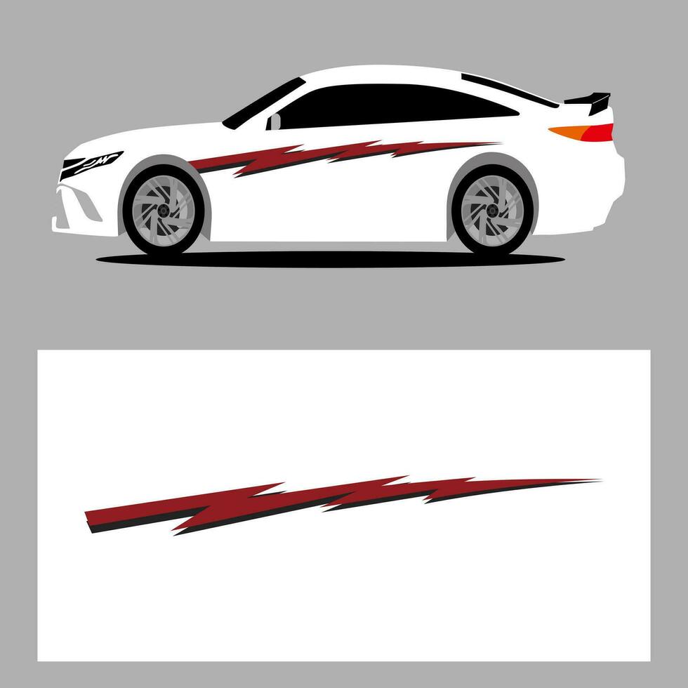 car vector art decal. stripes car decal. sticker car decal