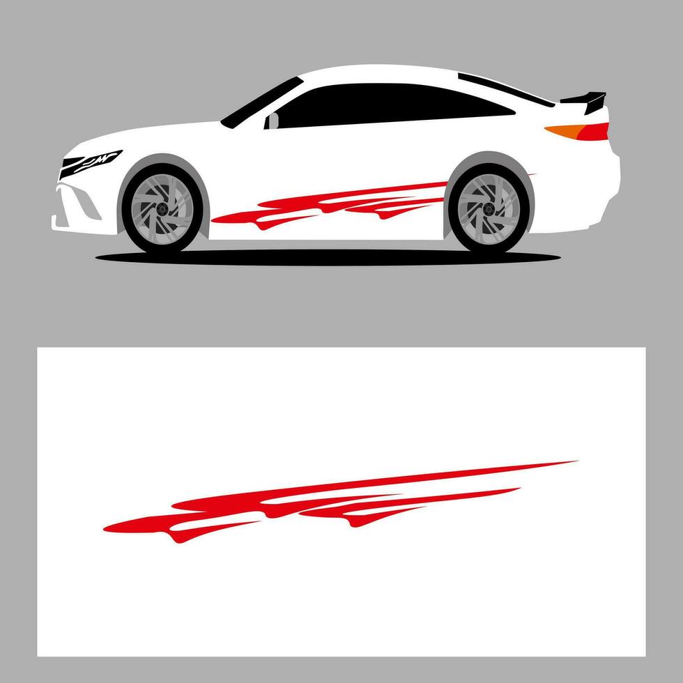 car vector art decal. stripes car decal. sticker car decal