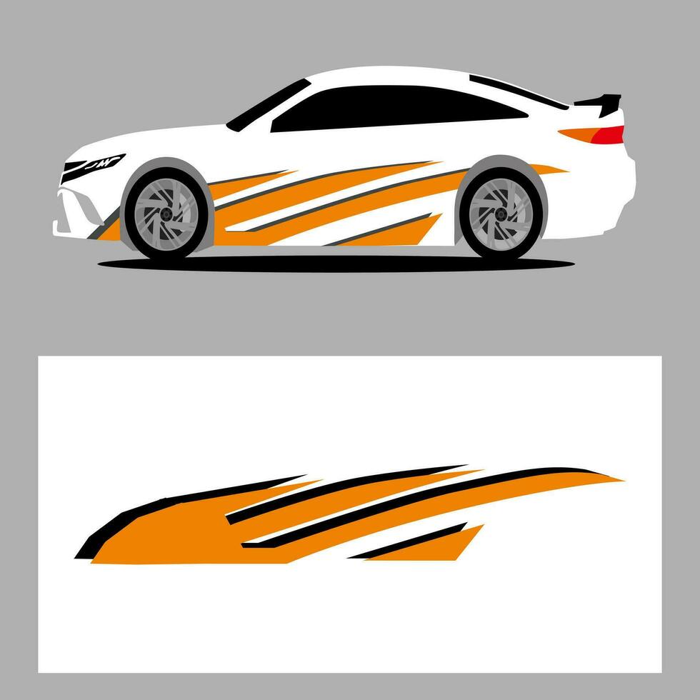 car vector art decal. stripes car decal. sticker car decal