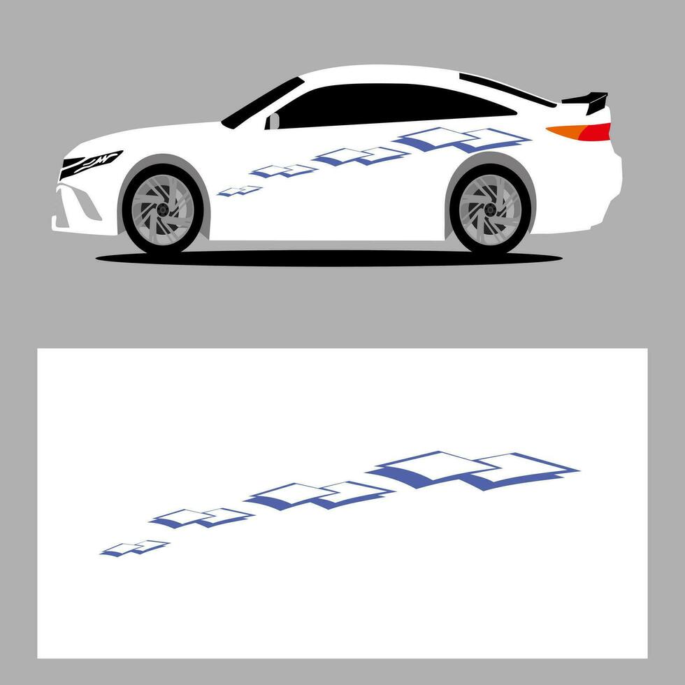 car vector art decal. stripes car decal. sticker car decal