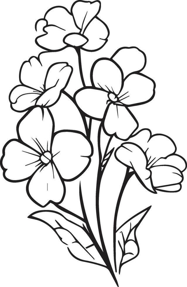 flower arrangement line art collection, Advanced Flower Coloring Page, Beautiful primrose flower wall art, primula Coloring Pages, artistic decorative floral sketch, pretty flower coloring pages, vector
