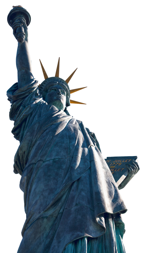 Cut out Statue of Liberty png