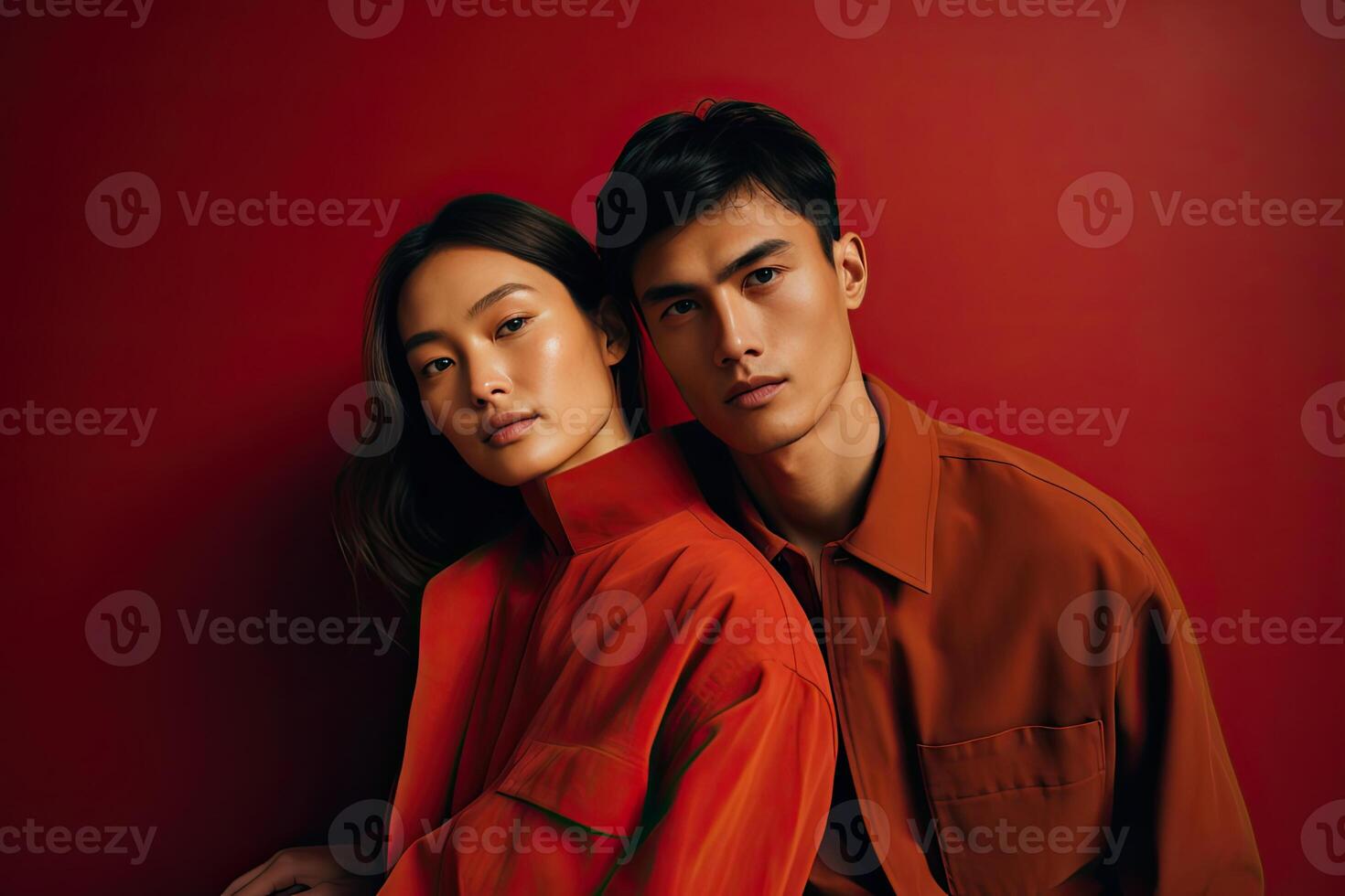 couple in studio. photo