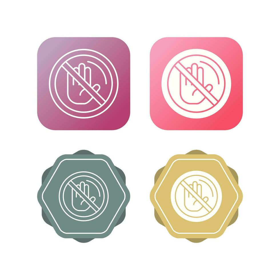 No Passing Vector Icon