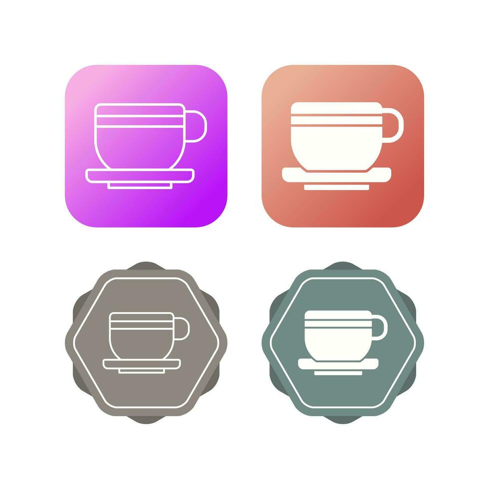 icono de vector de taza de té